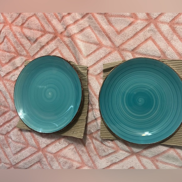 Teal small plates - Picture 2 of 2